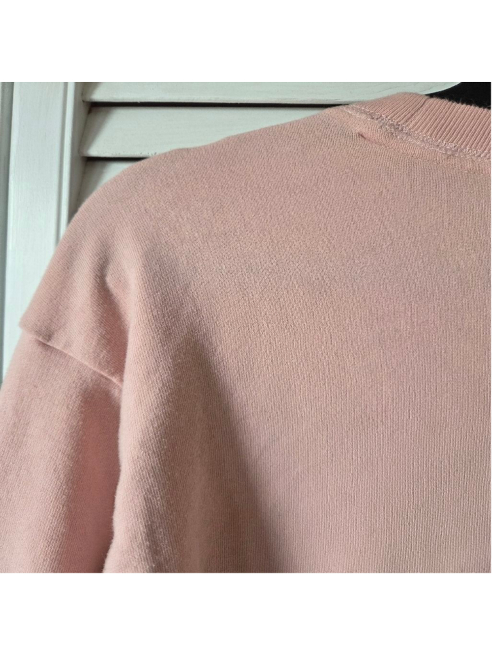Women's PINK Victoria's Secret Sweatshirt L Pink with White Logo - Picture 7 of 13